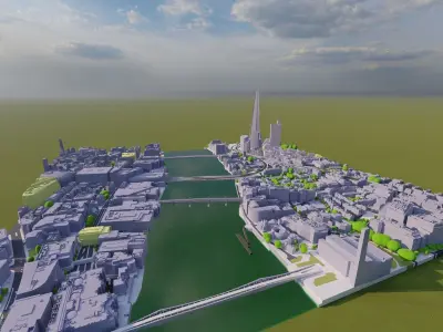 London Premium Model 3D model