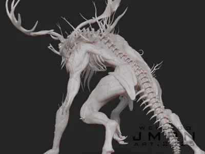 CREATURE - WENDIGO 3D print model