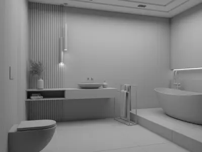 Bathroom Interior 3D model