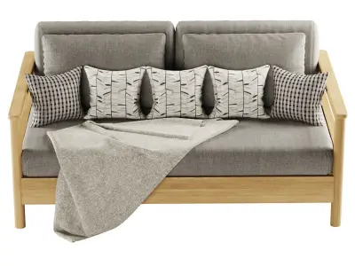 Tribeca outdoor sofa  3D model