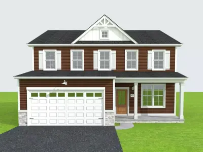 Cape Cod House 38 3D model