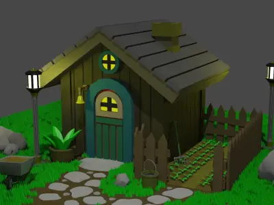 The Enchanted Retreat 3D model