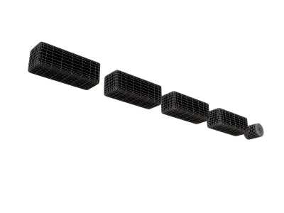 Morse Code 9 v1 001 Low-poly 3D model
