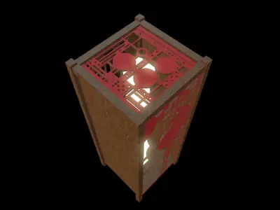 Architectural Lighting Box 018 3D model