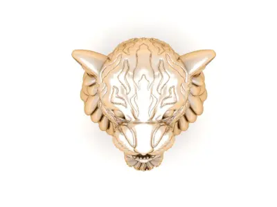 Tiger Ring Light gold New Design ANM 19 3D print model