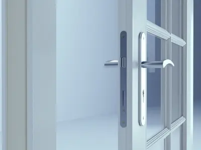 White Door 16 3D model