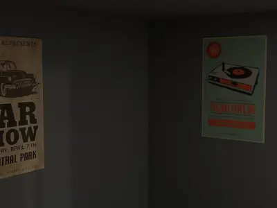 Simple Room 3D model