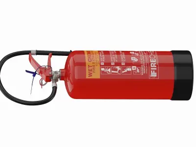 Wet Chemical Fire Extinguisher 3D model