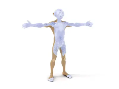 Alien Creature Anatomy model pack Low-poly 3D model