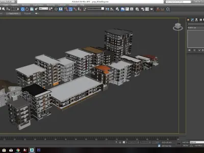 16 Building Model 3ds max 3D model 3D model