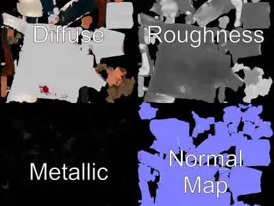 Mad Scientist Character Model Pack Low-poly 3D model