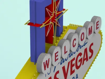 Las Vegas Sign 3D model