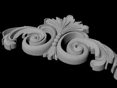 dekor ornate design 3D model purchase