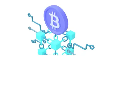 Crypto Network Icon v1 002 Low-poly 3D model