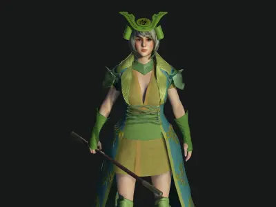 AAA 3D FANTASY REALISTIC CHARACTER - BEAUTIFUL JAPANESE QUEEN