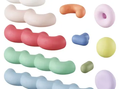 3D-printed furniture handles by Etsy 3D model