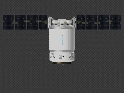 SpaceX Dragon-XL 3D model
