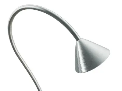 Lilia floor lamp with shade Low-poly 3D model