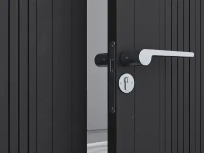 Aluminium door 119 3D model