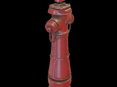 Old Hydrant 3D model
