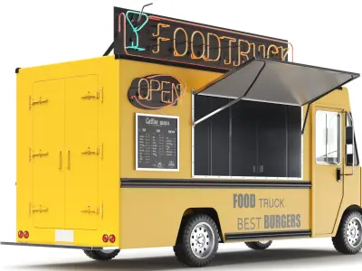  Detailed Food Truck 