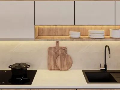 Modern kitchen  3D model shop