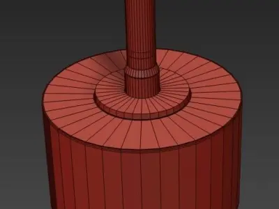 Marble Lamp 3D model