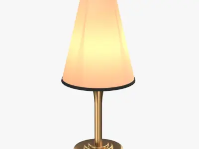 Table Lamp On Bar Banquette PBR 3D model