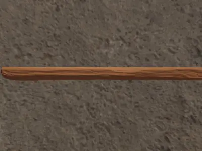 Wood plank Free 3D model
