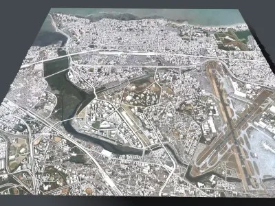 Cityscape Mumbai India 3D model