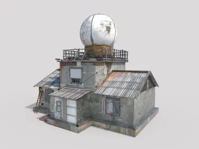 Abandoned Polar Station 3D model