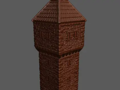 Guard Tower 3D Print 3D print model