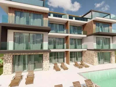 Apartment-3d Model-Sketchup-Lumion 3D model