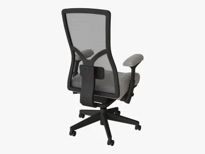 High Back Ergonomic Office Chair 3D model