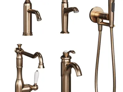 Classic mixers Jacob Delafon 3D model