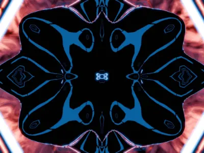 Abstract Alien Animation 3D model