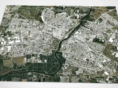 Cityscape Grodno Belarus 3D model