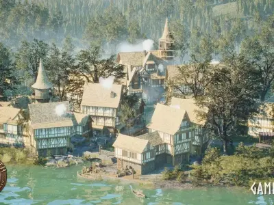 Townsmith - Modular Medieval Town Low-poly 3D model