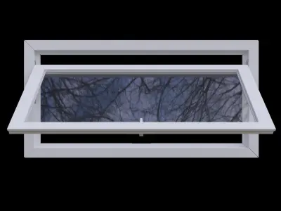 Window for Bathroom 3D model