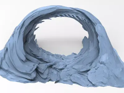 Ankylosaurus Spine Rocks 3 3D model