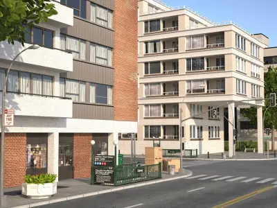 White City 2 Low-poly 3D model