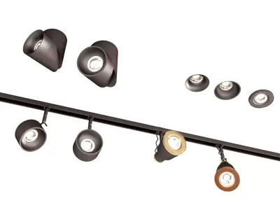 spot light set 3D model