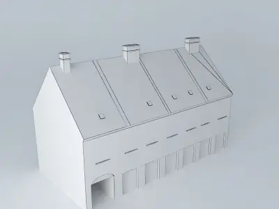 Kranjcevic str 2 Sisak Low-poly 3D model