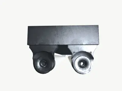 Tube Light Low-poly 3D model