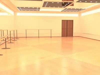 choreography room 3D model