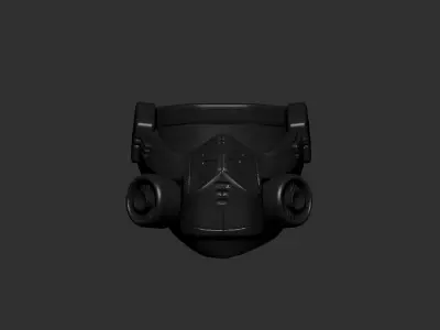 gas mask helmet 3d printable  3D model