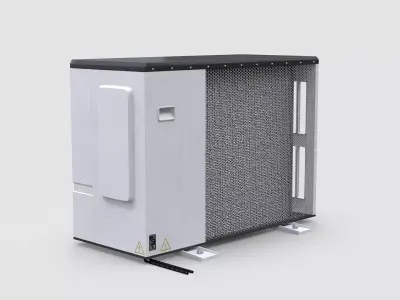 Generic Air Heat Pump T2 3D model