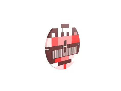 No Signal Symbol v1 003 Low-poly 3D model