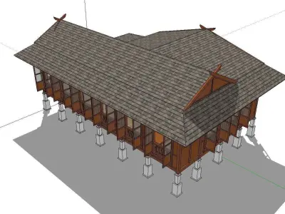 Creative Design-Holiday Cabin-097 3D model