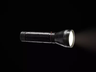 Flashlight  Low-poly 3D model
